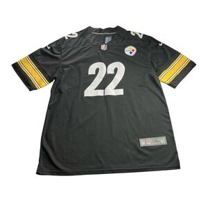 Pittsburgh Steelers NFL Jersey 22 Harris XXL Black Nike On Field